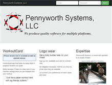Tablet Screenshot of pennyworth.com
